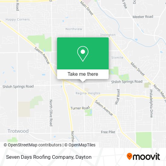 Mapa de Seven Days Roofing Company