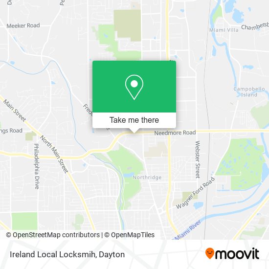 Mapa de Ireland Local Locksmih