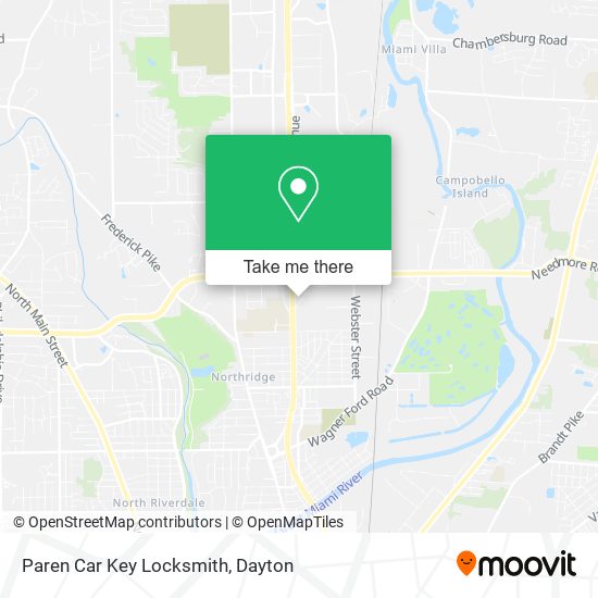 Paren Car Key Locksmith map