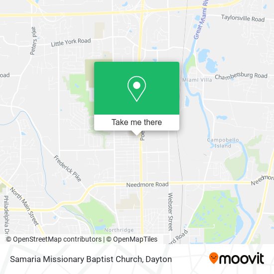 Samaria Missionary Baptist Church map