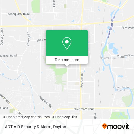 ADT A D Security & Alarm map