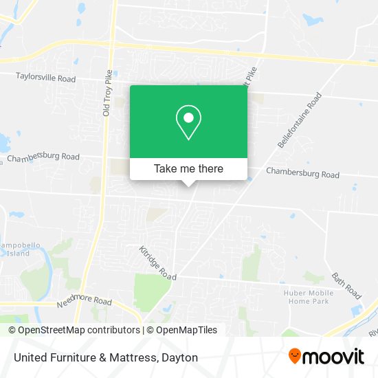 Mapa de United Furniture & Mattress