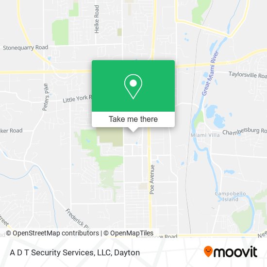 Mapa de A D T Security Services, LLC