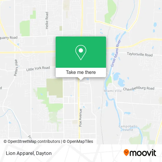 Lion Apparel map