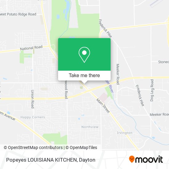 Popeyes LOUISIANA KITCHEN map