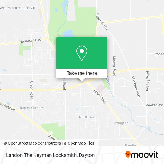 Landon The Keyman Locksmith map