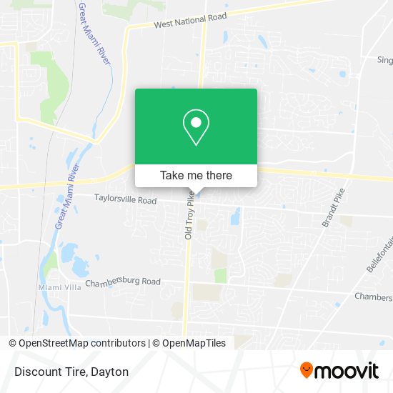 Discount Tire map