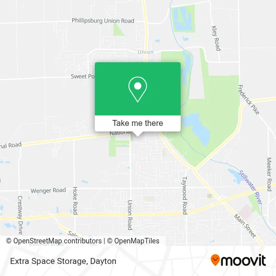 Extra Space Storage map