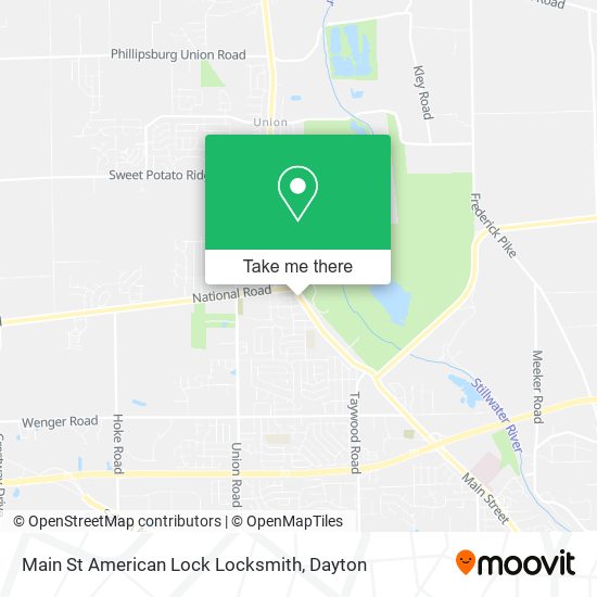 Main St American Lock Locksmith map