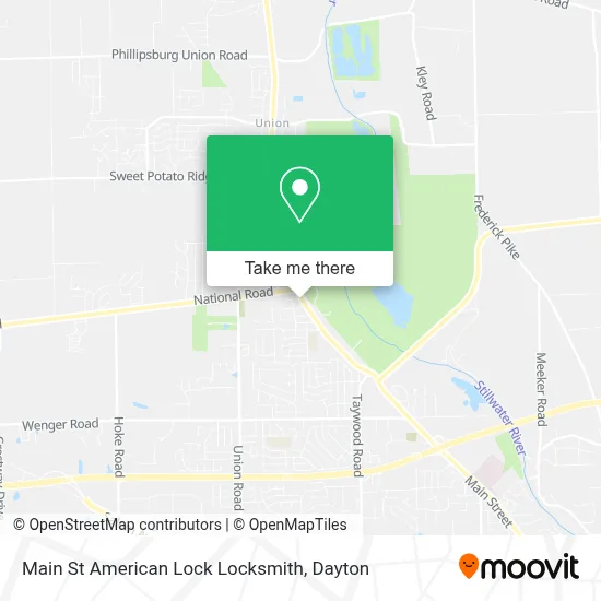Main St American Lock Locksmith map