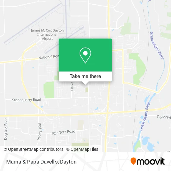 Mama & Papa Davell's map