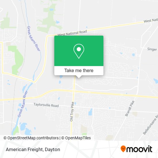 Mapa de American Freight