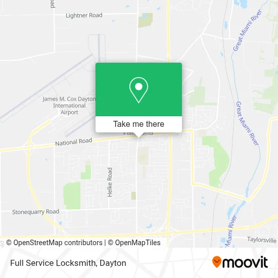 Full Service Locksmith map