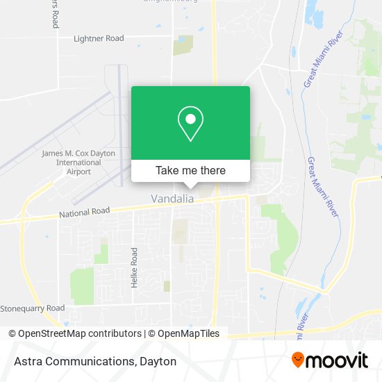 Mapa de Astra Communications