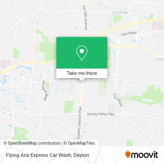 Mapa de Flying Ace Express Car Wash