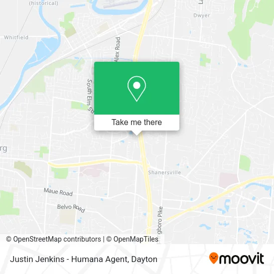 Mapa de Justin Jenkins - Humana Agent