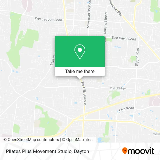 Mapa de Pilates Plus Movement Studio