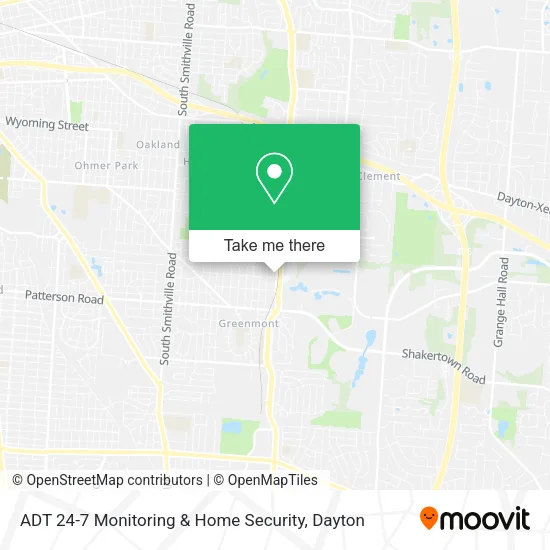 Mapa de ADT 24-7 Monitoring & Home Security