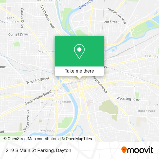 219 S Main St Parking map