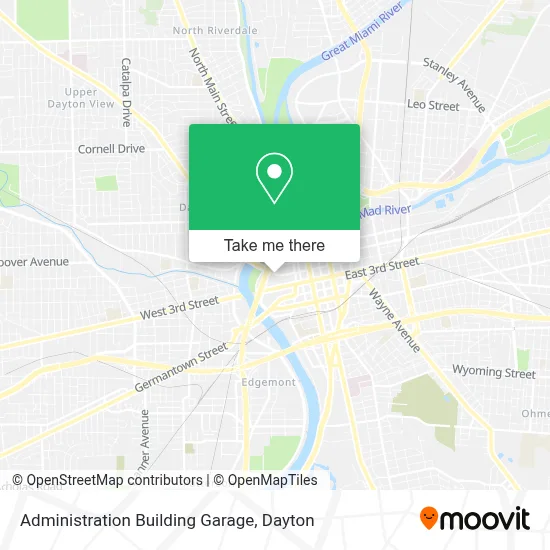 Administration Building Garage map