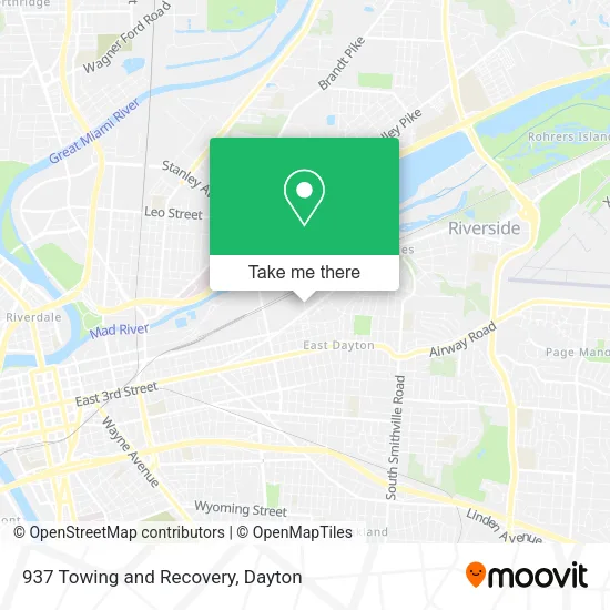 Mapa de 937 Towing and Recovery