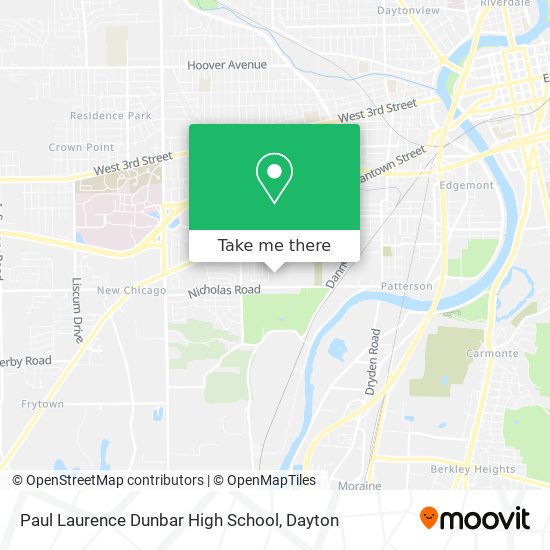 Mapa de Paul Laurence Dunbar High School