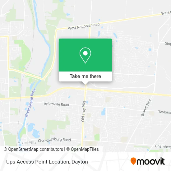 Ups Access Point Location map