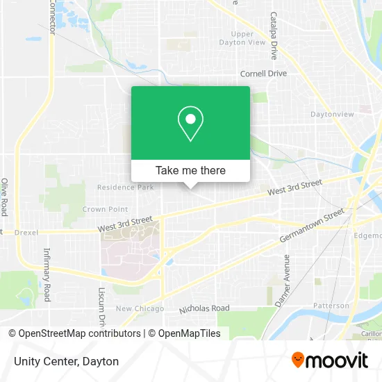 Unity Center map