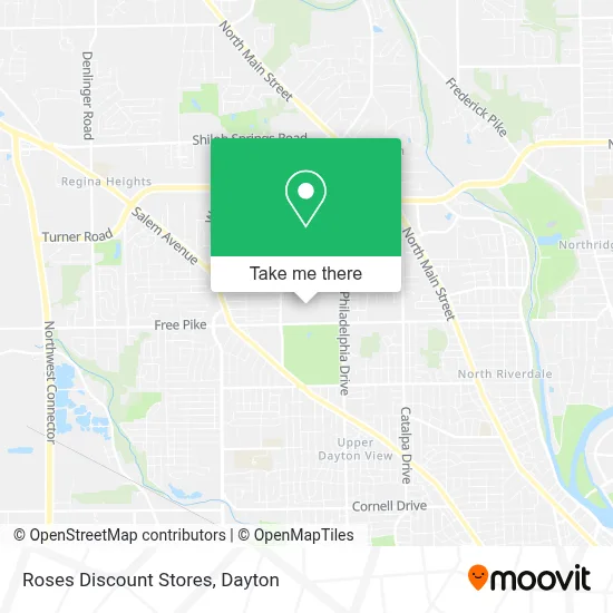 Roses Discount Stores map