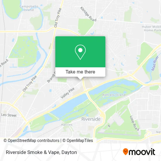 Riverside Smoke & Vape map