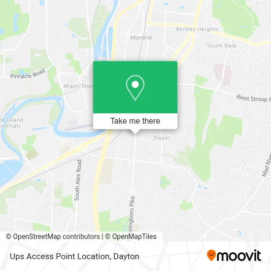 Ups Access Point Location map
