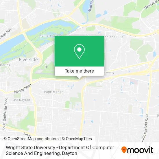 Wright State University - Department Of Computer Science And Engineering map