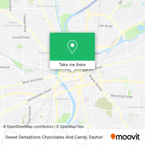 Sweet Sensations Chocolates And Candy map