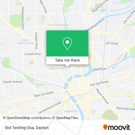 Std Testing Usa map