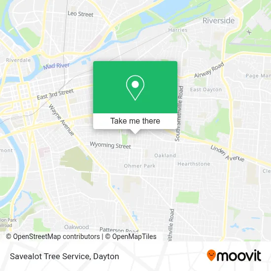 Savealot Tree Service map