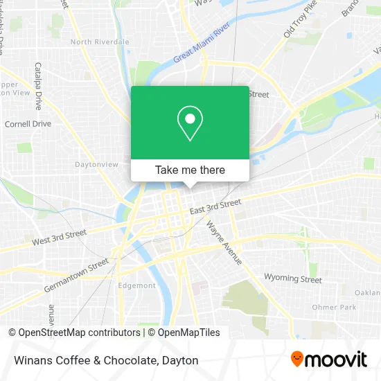 Winans Coffee & Chocolate map