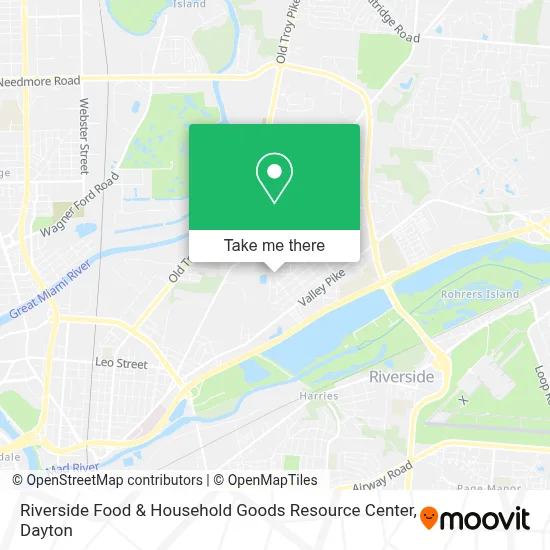 Riverside Food & Household Goods Resource Center map