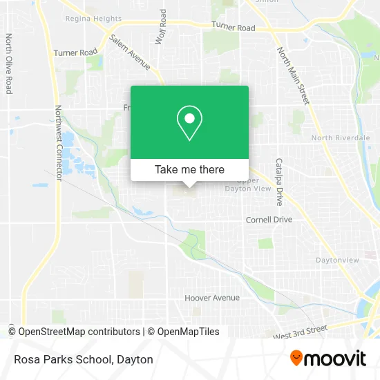 Rosa Parks School map