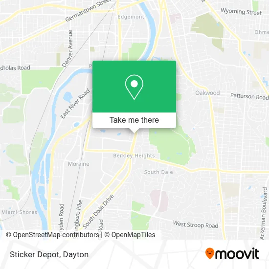 Sticker Depot map