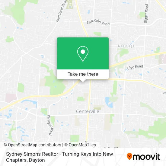 Sydney Simons Realtor - Turning Keys Into New Chapters map