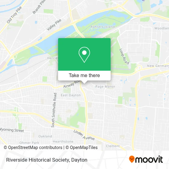 Riverside Historical Society map