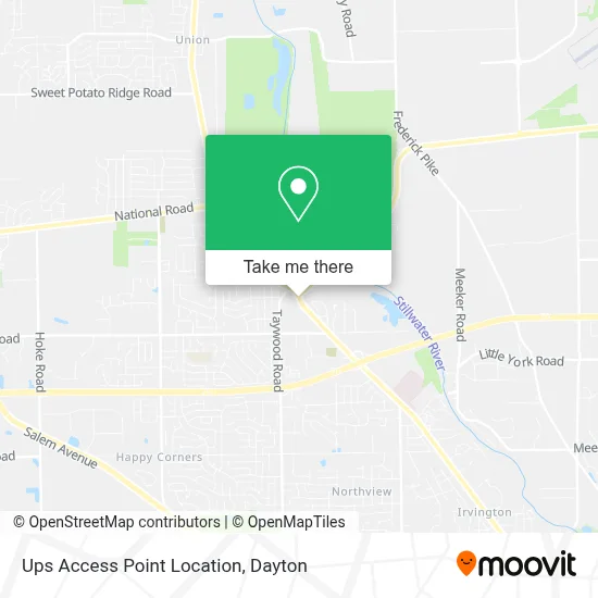 Ups Access Point Location map