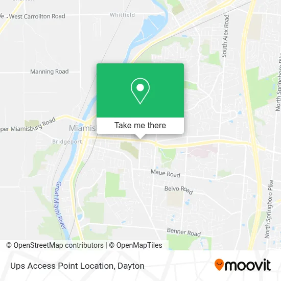 Ups Access Point Location map