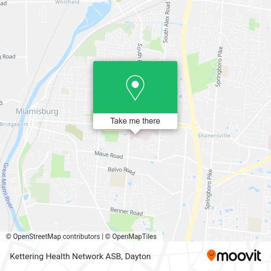 Mapa de Kettering Health Network ASB