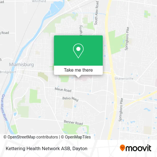 Mapa de Kettering Health Network ASB