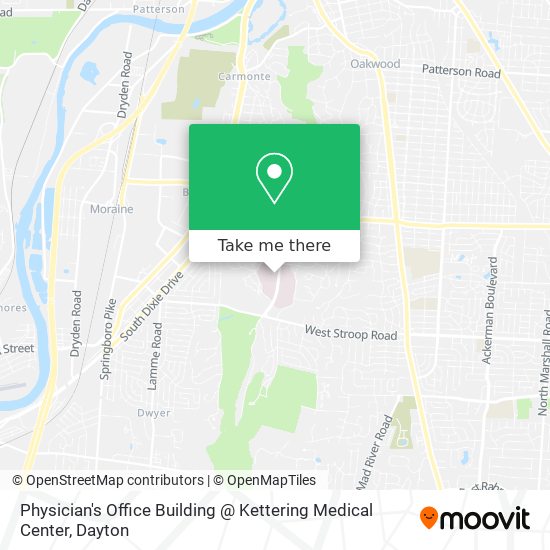Physician's Office Building @ Kettering Medical Center map