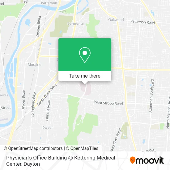 Mapa de Physician's Office Building @ Kettering Medical Center