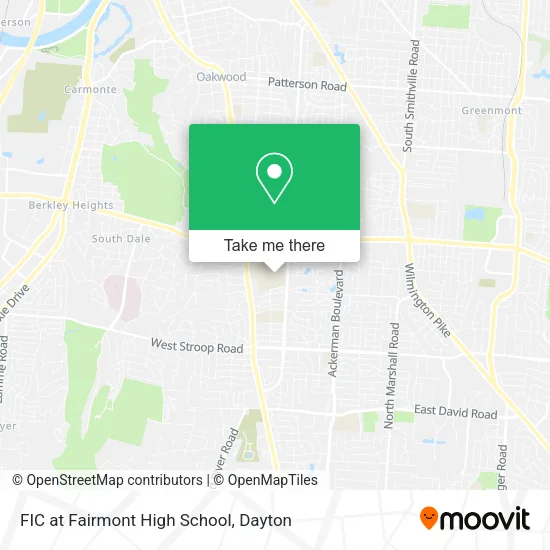 FIC at Fairmont High School map