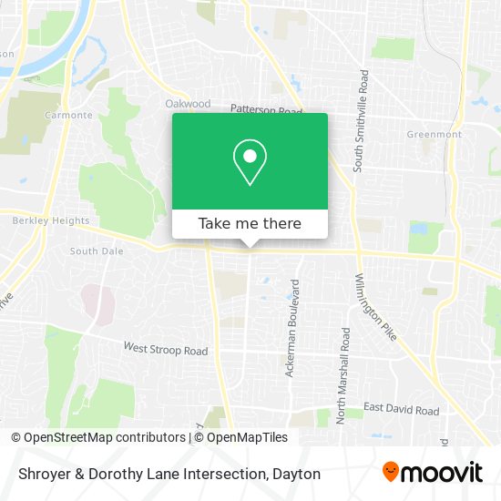 Mapa de Shroyer & Dorothy Lane Intersection