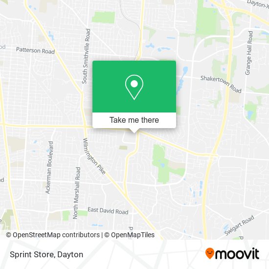 Sprint Store map